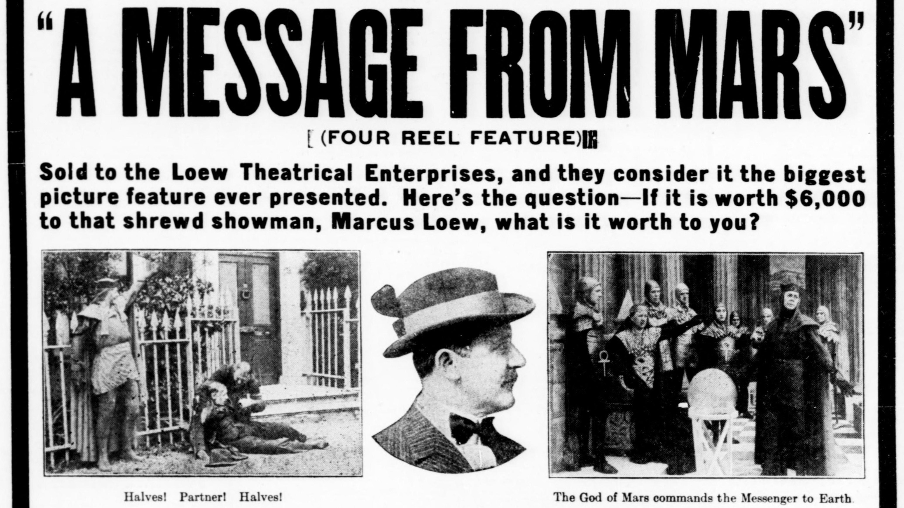 A Message from Mars