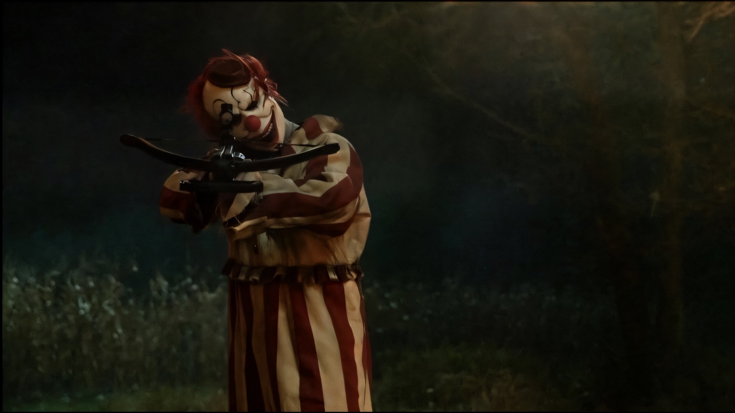 Clown in a Cornfield