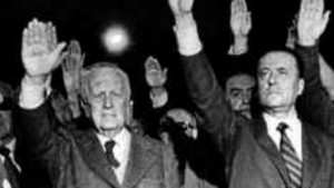 Blas Piñar y Raimundo Fernández Cuesta 20-N de 1980