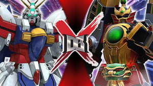 Burning Gundam VS Thunder Megazord