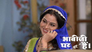 Anita Pretends to Tie a Rakhi to Vibhuti