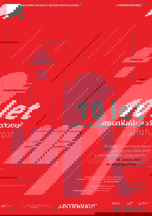 10 let muzikálu v Ostravě