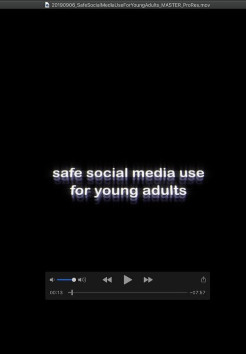Safe Social Media Use for Young Adults