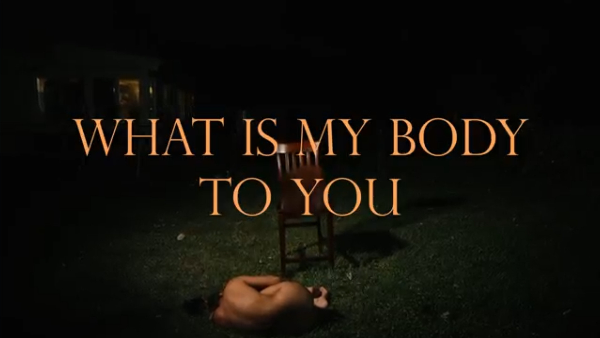 What Is My Body To You?