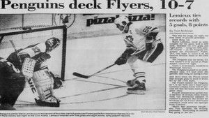 Penguins vs. Flyers - April 25, 1989