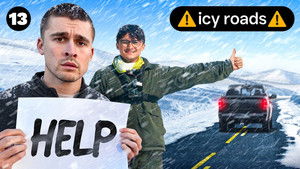 Almost crashed so we hitchhiked