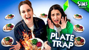 Trapped by plates in The Sims